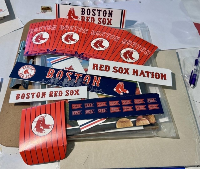 Fenway Park Red Sox Fans Junk Journal