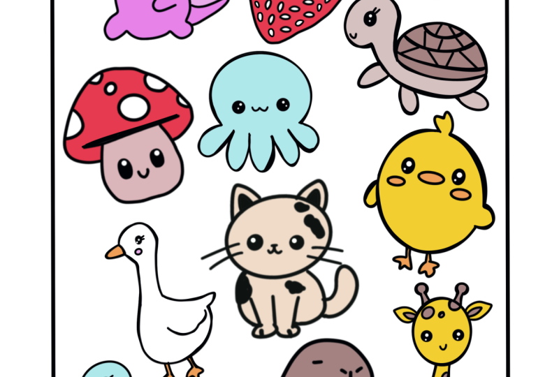 Colouring sheet
