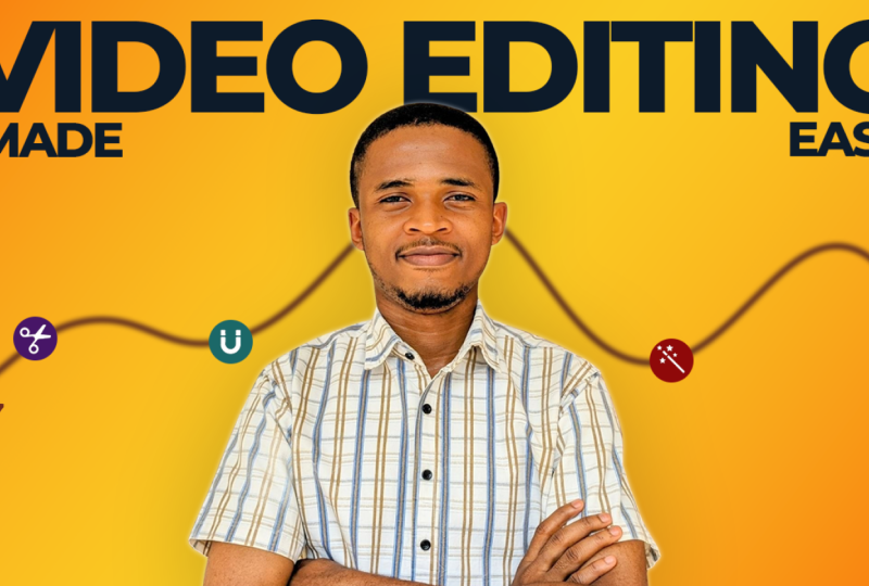 Thumbnail project for a video editing tutorial.