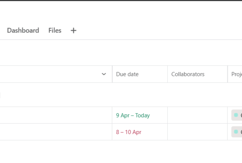 My task on Asana