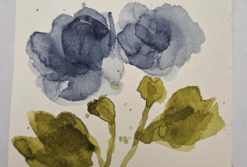 Flower using heat gun