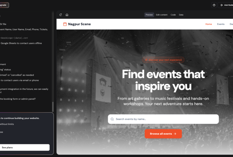Local Event Management App