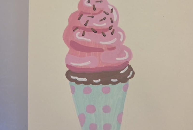 Two cupcakes