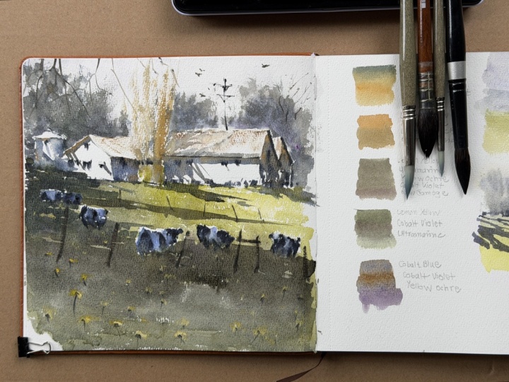 Afternoon Shadows: Master Study
