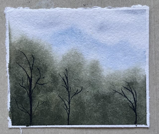Watercolor Mountains