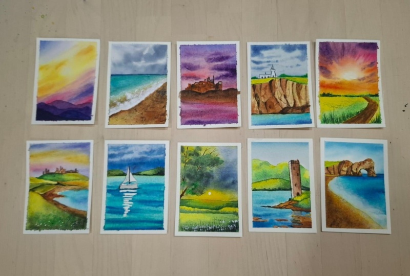 Watercolor Landscapes