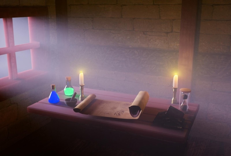 Sorcerer's desk