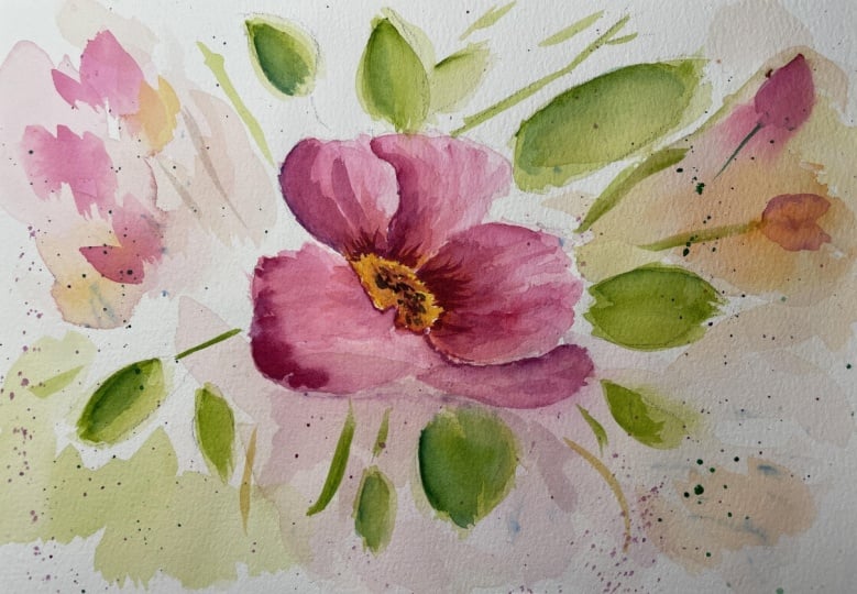 Loose florals practice