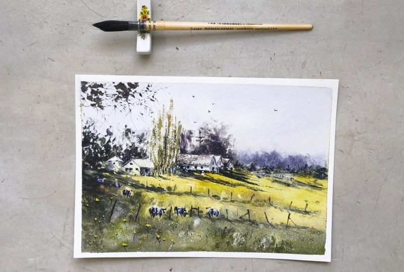 Master Light, Shadow & Color in Watercolor Landscapes: Joseph Zbukvic Master Study