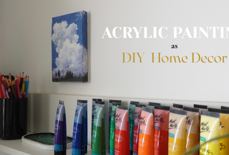 Canvas Painting as DIY Home Decor