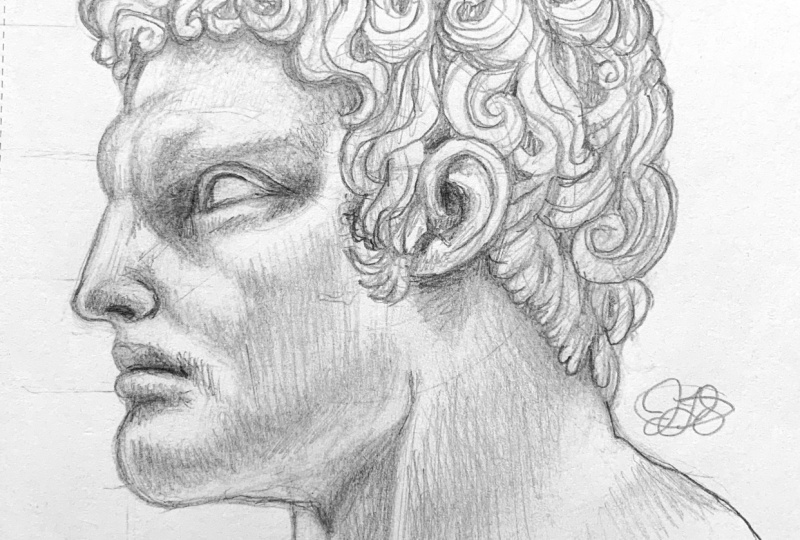 Sculpture Portrait Study 3