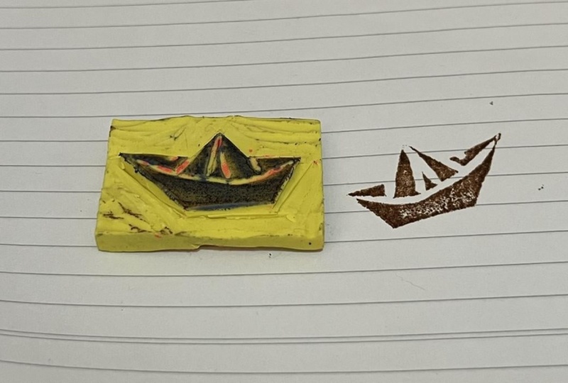 I carved an eraser