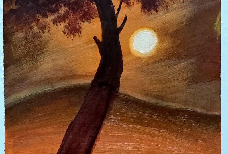 Acrylic landscapes