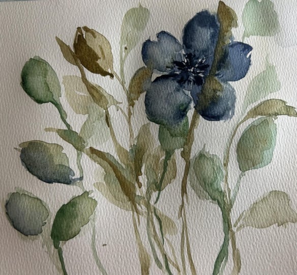 Relaxing blue