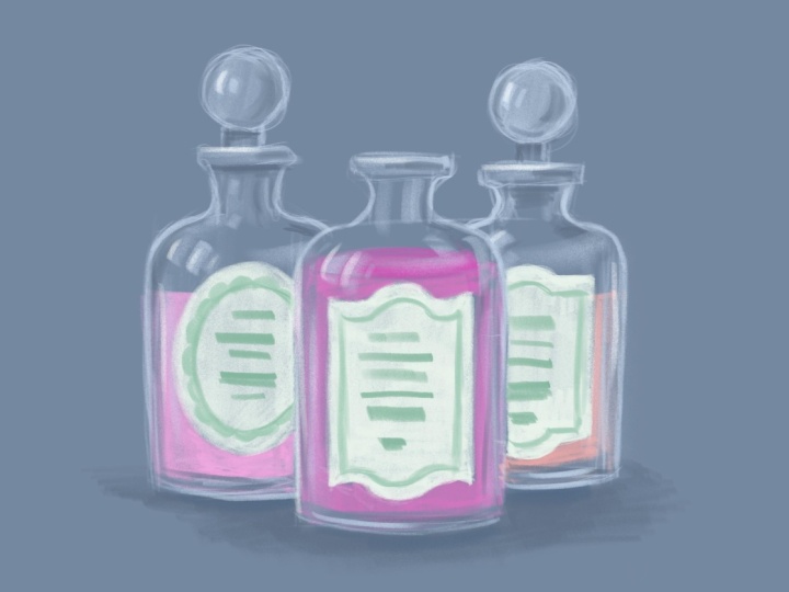 A bunch of bottles