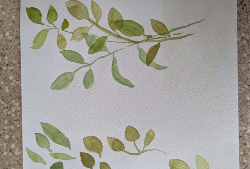 Mixing natural greens