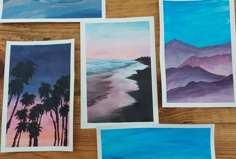 Acrylic daydreams