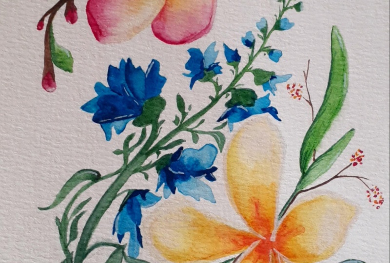 Snapdragon, in blue.