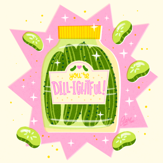 My dill-ightful pickle jar
