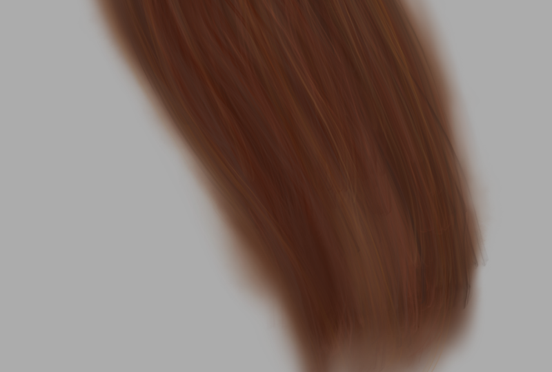 Procreate Hair Painting