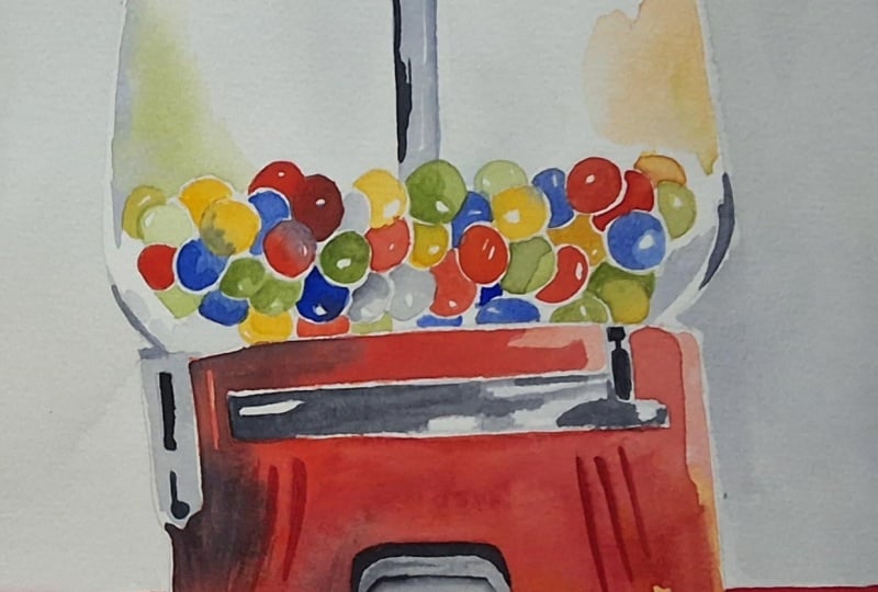 Retro gumball  machine