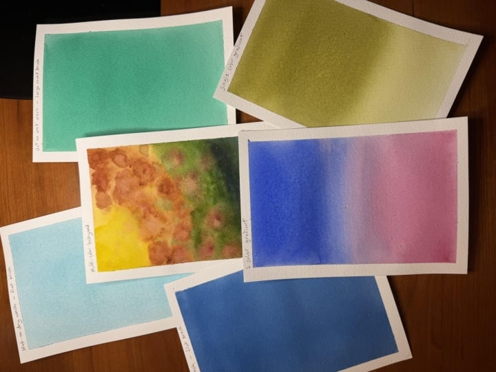 Practicing Washes and Gradients