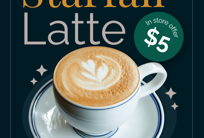 Starfall Latte Instagram Post