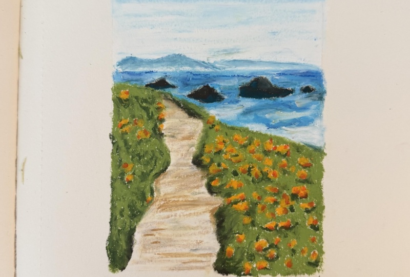 Poppies by the Sea