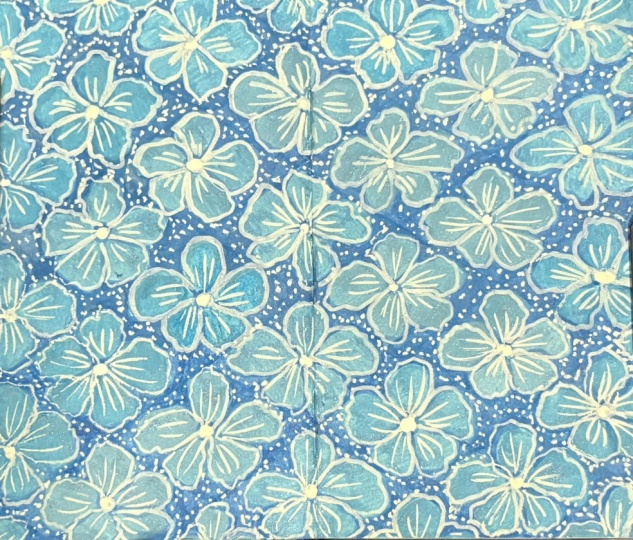 Sparkly Posca Pattern