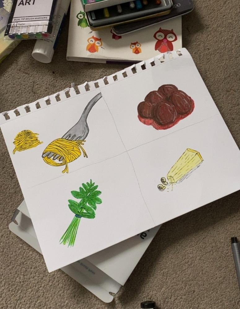 Spaghetti and meatballs - student project