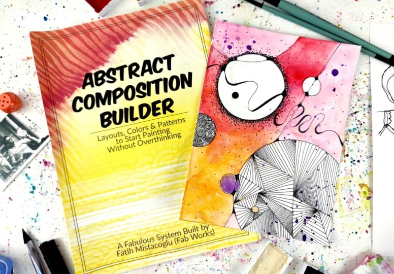 My Paintings with Abstract Composition Builder