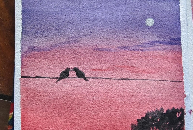 Gouache work