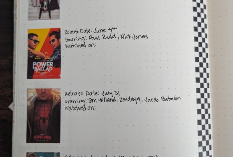 Movie Radar Spread