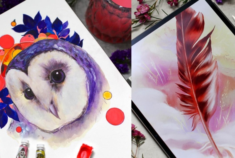 7 Days of Owls Sketchbook Challenge