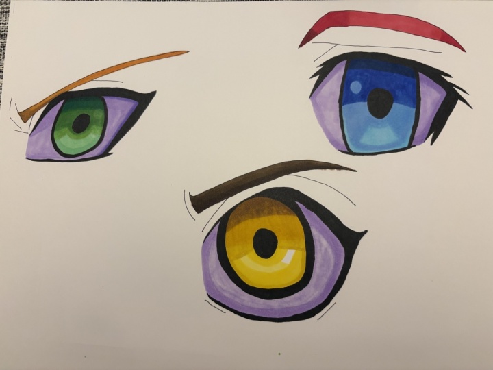 First attempt of Anime Eyes
