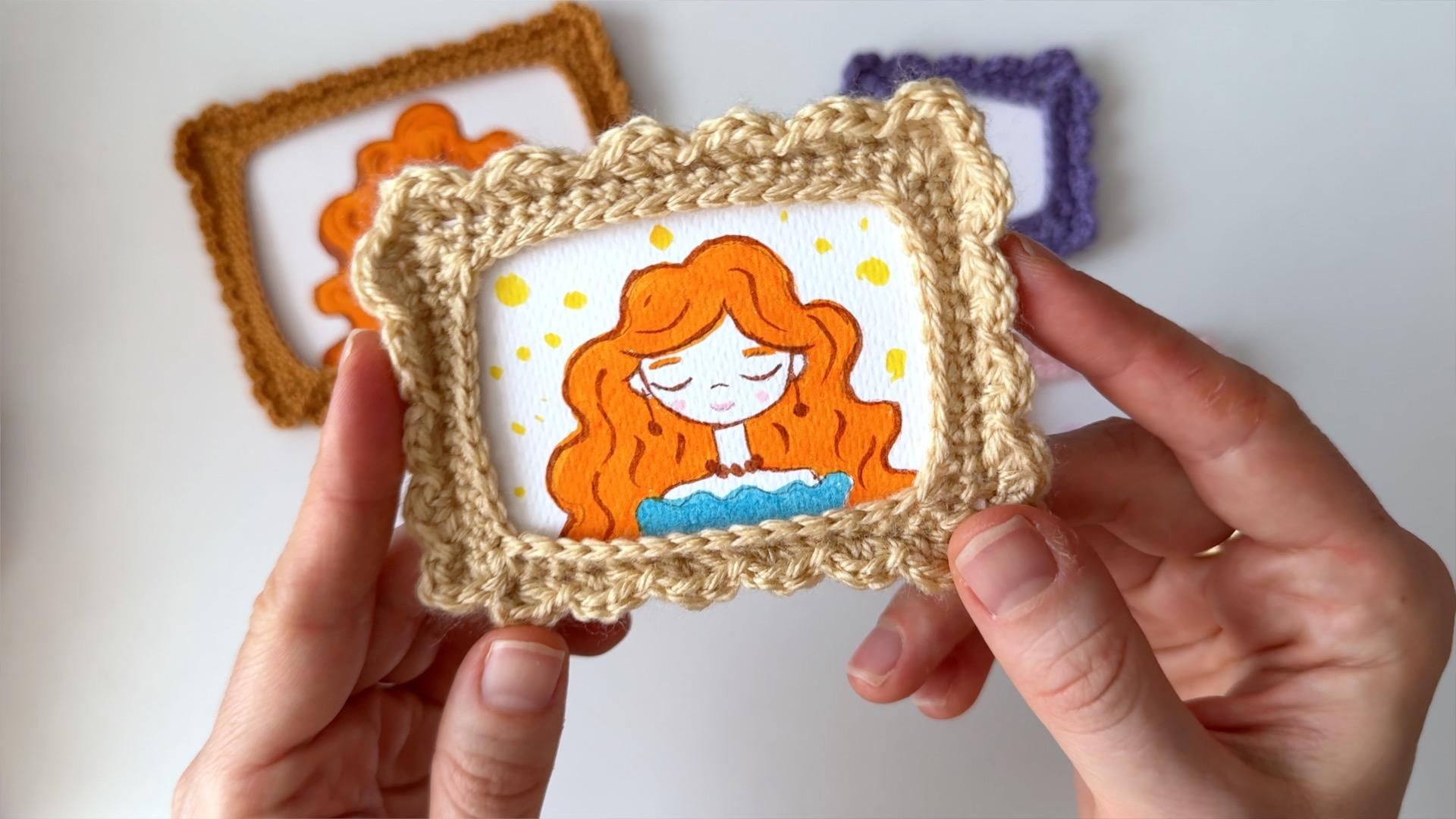 Tiny Framed Portrait - student project