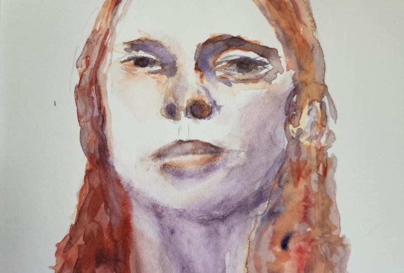 Loose portrait sketch