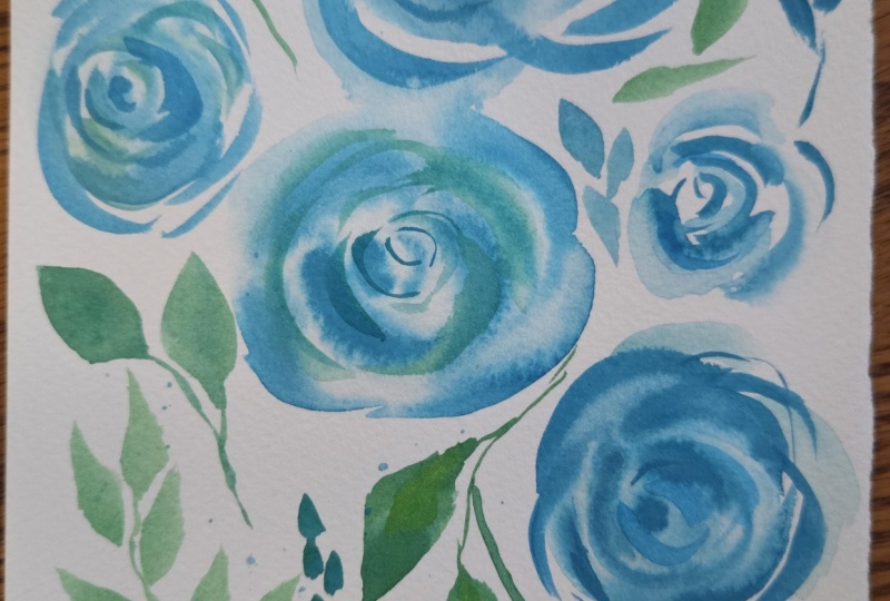 Acrylic ink marking