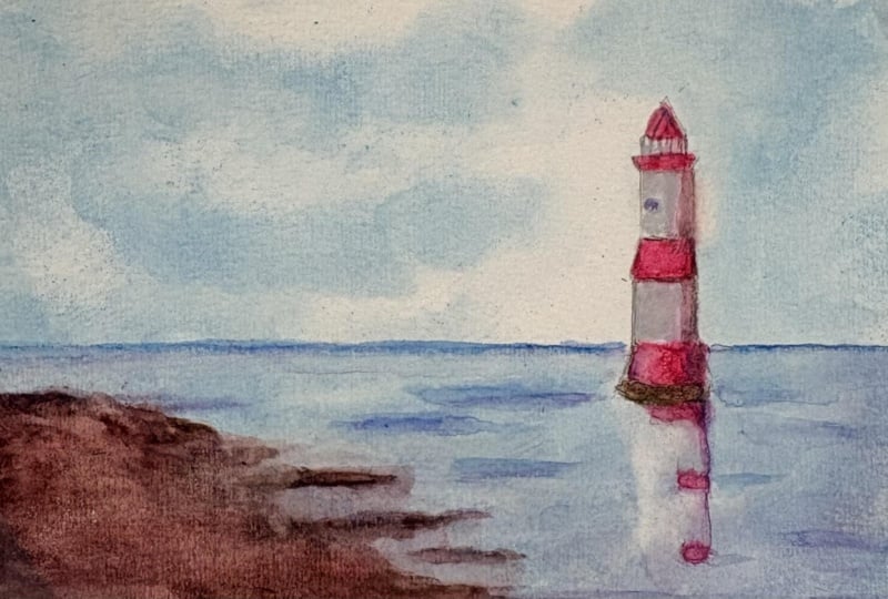 first try @ watercolor