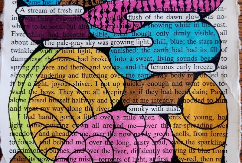 The Dawn/blackout poetry