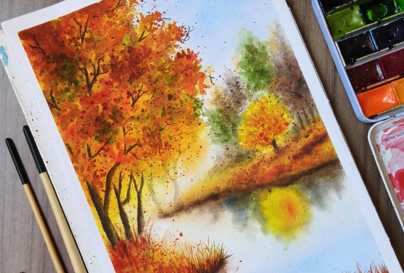 Seasons in Watercolors. .!!!