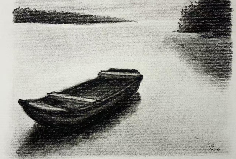 First Attempt at Charocal Landscape