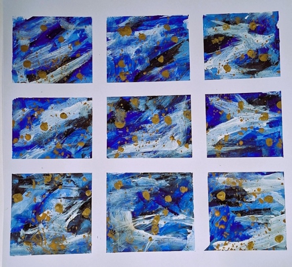 Tiny Abstract - A Gust of Wind. My 1st attempt