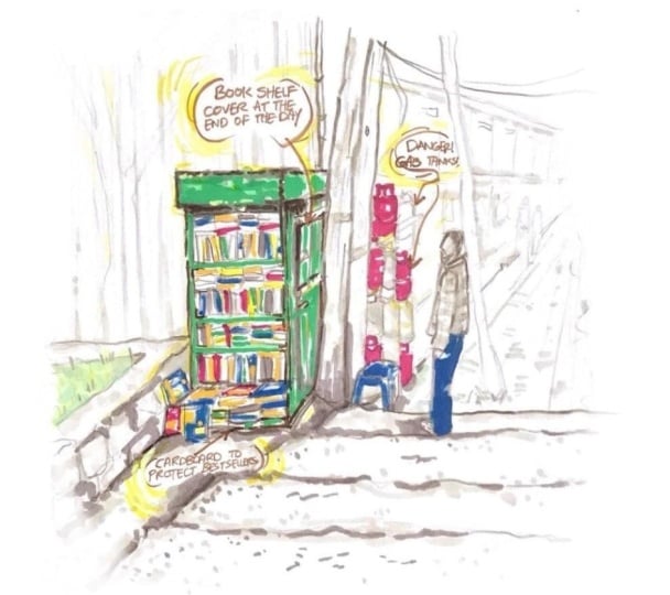 The Bookshelf near St. Michael Church
