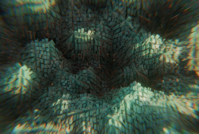 Abstract loop animation
