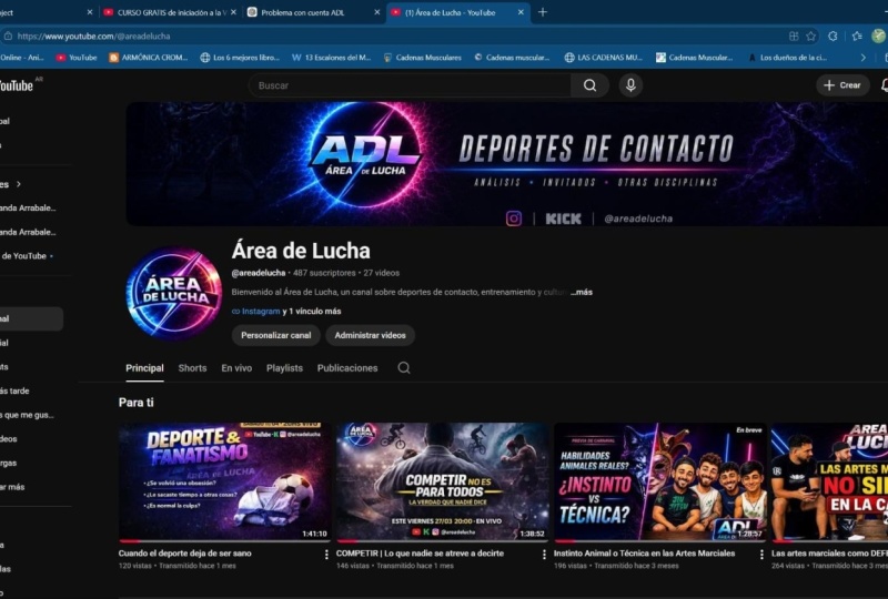 Área de lucha