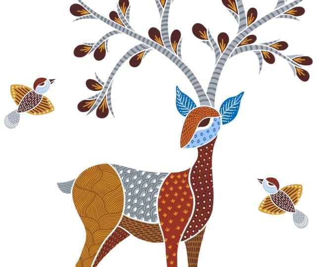 Gond Painting In Procreate