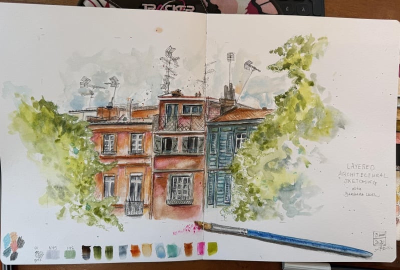 Dessiner en Espagne! Sketch in Spain!