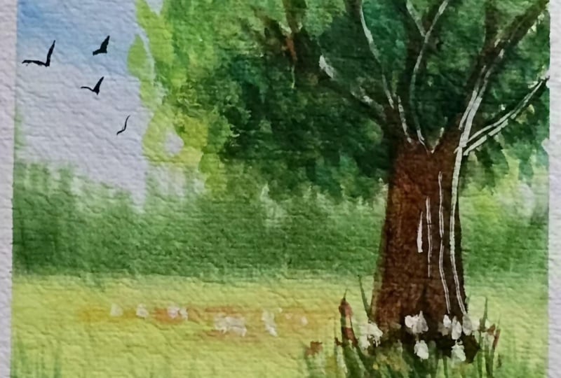 Spring painting