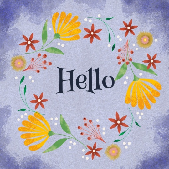 Hello Wreath